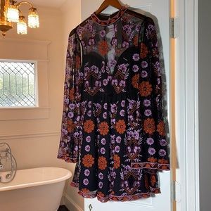 House of Harlow 1960 X Revolve Lola Mini Dress Size S